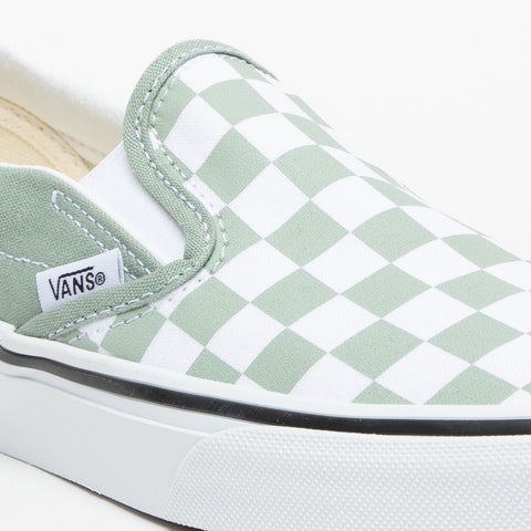 CLASSIC SLIP ON CHECKERBOARD SNEAKERS UNISEX IN TESSUTO