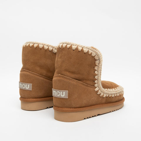 ESKIMO 18 COGNAC STIVALETTO DONNA IN PELLE