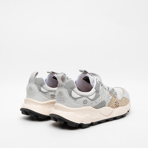 YAMANO 3 LIGHT GREY SNEAKERS UOMO IN PELLE