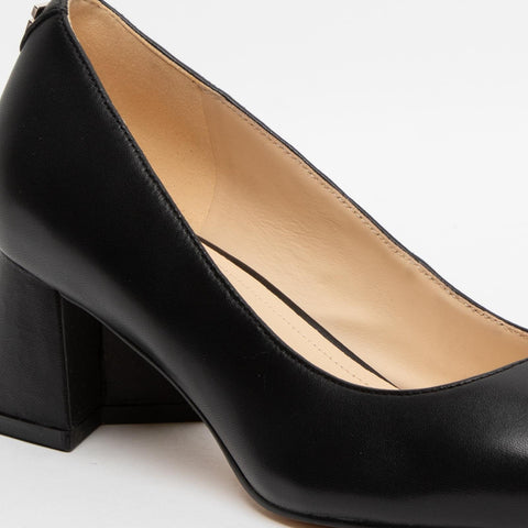 DECOLLETE BLACK DONNA IN PELLE