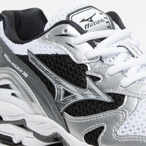 WAVE RIDER 10 BIANCO/ARGENTO/NERO SNEAKERS UNISEX IN TESSUTO