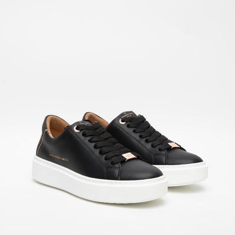 LONDON BLACK SNEAKERS DONNA IN PELLE