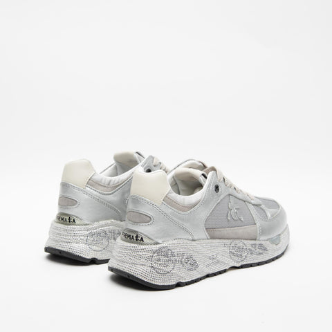 MASED SILVER 7093 SNEAKERS DONNA IN PELLE