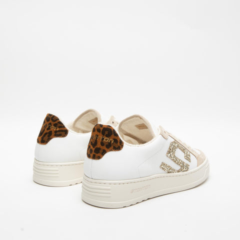 S-ONE-D WHITE SNEAKERS DONNA IN PELLE