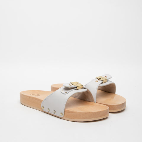 PESCURA FLAT BIANCO SNEAKERS DONNA IN PELLE