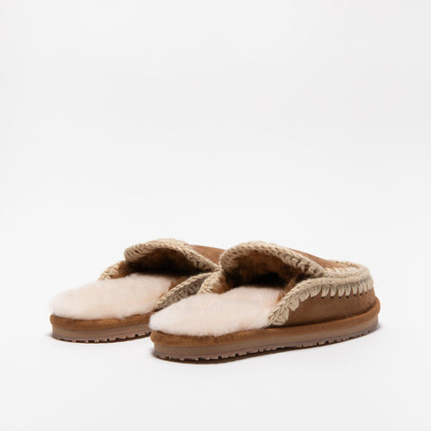 SUEDE SLIPPER COG SABOT DONNA IN PELLE