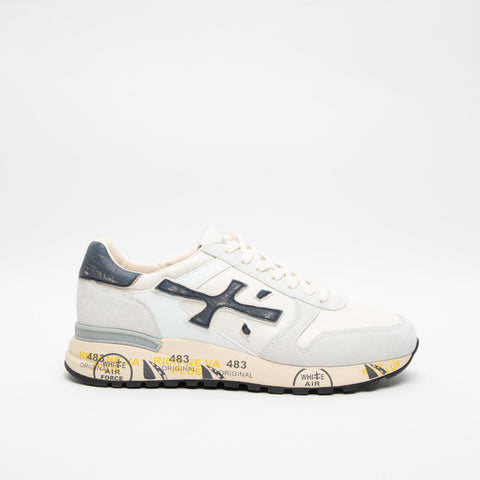 MICK CREAM 6873 SNEAKERS UOMO IN PELLE