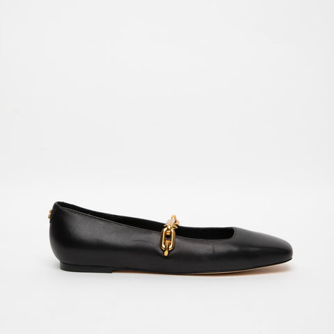 BALLERINA BLACK DONNA IN PELLE