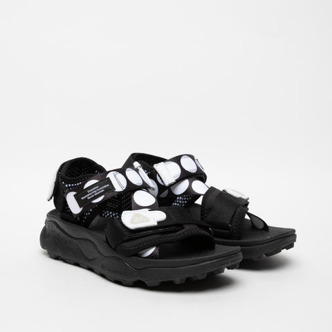 NAZCA 2 BLACK/WHITE SANDALO DONNA IN TESSUTO