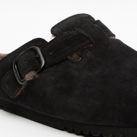 FEA NEW F SABOT BLACK DONNA IN PELLE