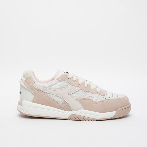 WINNER CREAMY WN ROSA/BEIGE SNEAKERS DONNA IN PELLE E TESSUTO