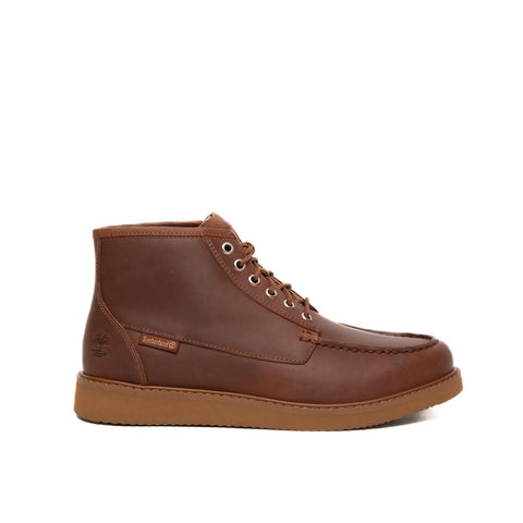 NEWMARKET BROWN STIVALETTO UOMO IN PELLE