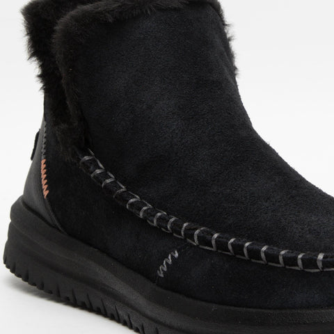 CAMDEN SUEDE BLACK STIVALETTO DONNA IN PELLE