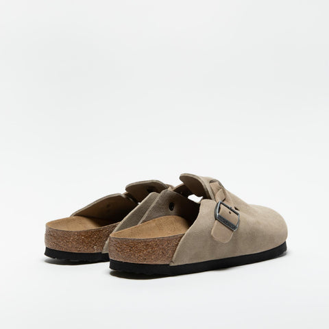 BOSTON BRAIDED TAUPE SABOT DONNA IN PELLE