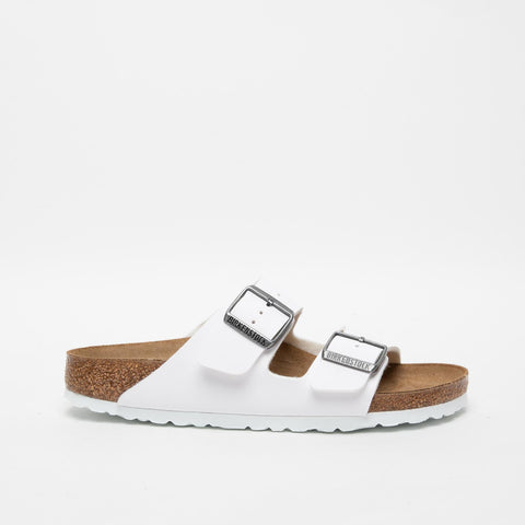 ARIZONA WHITE UNISEX SLIPPER IN BIRKO-FLOR