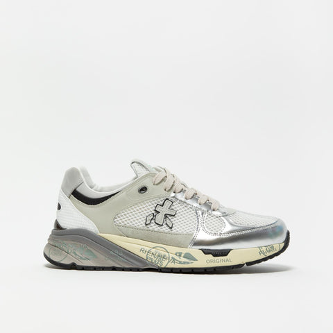 MASED ARGENTO SNEAKERS DONNA IN PELLE