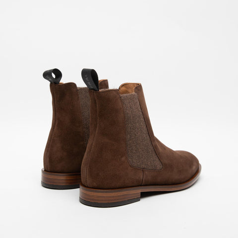 88G5 CACAO STIVALETTO DONNA IN PELLE