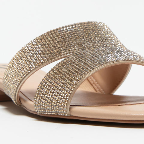 AV6802 SOFT NUDE CIABATTA DONNA CON STRASS