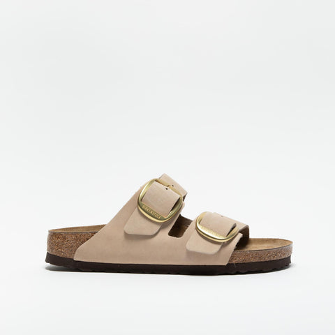 ARIZONA BIG BUCKLE SANDCASTLE CIABATTA DONNA IN PELLE
