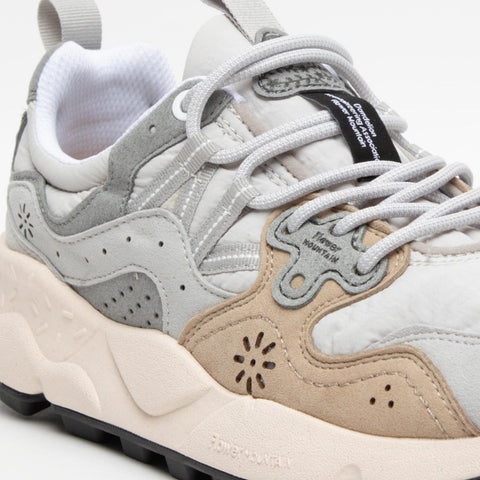 YAMANO 3 LIGHT GREY SNEAKERS UOMO IN PELLE