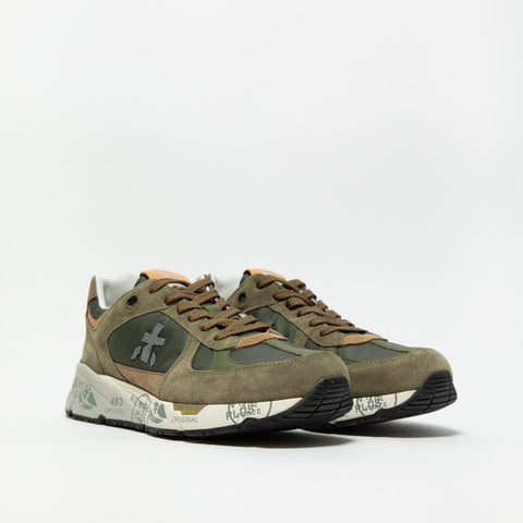 MASE VERDE SNEAKERS UOMO IN PELLE