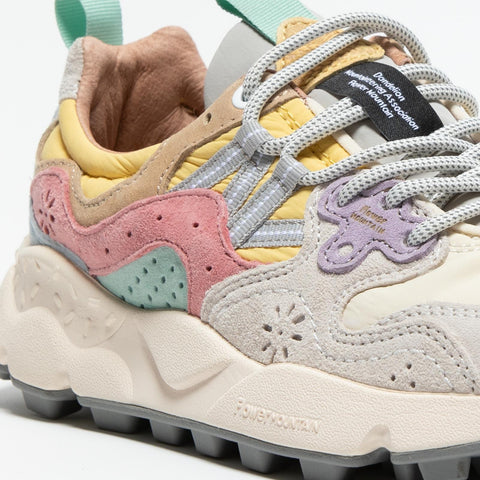YAMANO 3 ROSE SNEAKERS DONNA IN PELLE