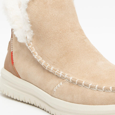 CAMDEN SUEDE TAN STIVALETTO DONNA IN PELLE