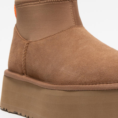 CLASSIC MINI DIPPER CHESTNUT STIVALETTO DONNA IN PELLE