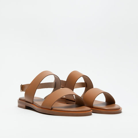 86P1 CUOIO SANDALO DONNA IN PELLE