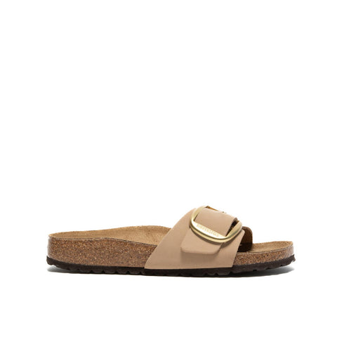 MADRID BIG BUCKLE SANDCASTLE CIABATTA DONNA IN PELLE