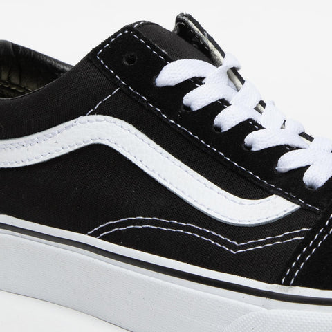 OLD SKOOL NERO/BIANCO SNEAKERS UNISEX IN PELLE E TESSUTO