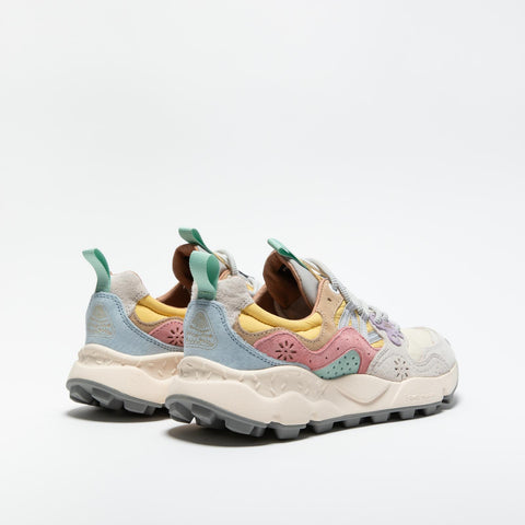 YAMANO 3 ROSE SNEAKERS DONNA IN PELLE