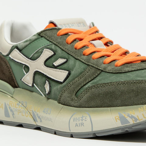 MICK VERDE SNEAKERS UOMO IN PELLE