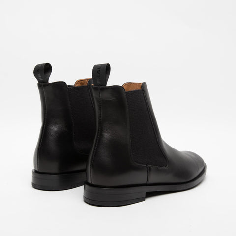 88N5 BLACK STIVALETTO DONNA IN PELLE