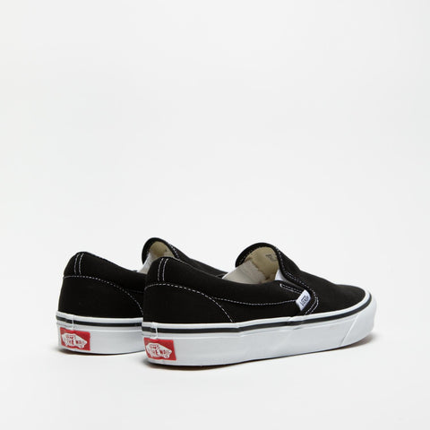 CLASSIC SLIP ON BLACK SNEAKERS UNISEX IN TESSUTO