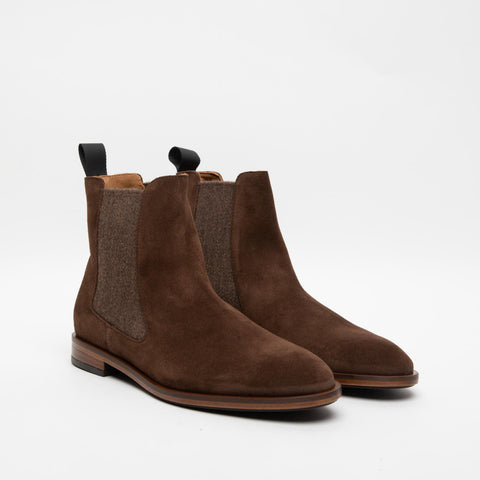 88G5 CACAO STIVALETTO DONNA IN PELLE