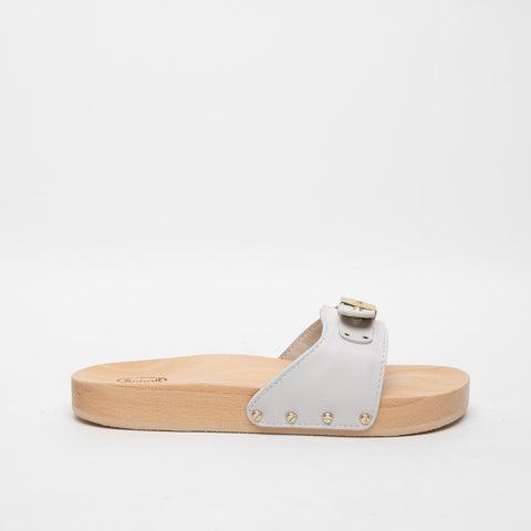 PESCURA FLAT BIANCO SNEAKERS DONNA IN PELLE