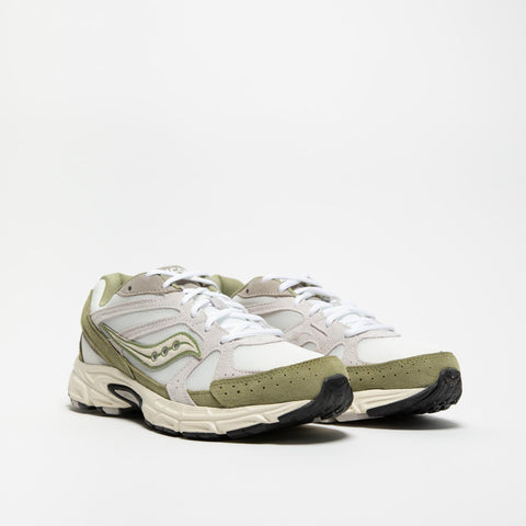 RIDE MILLENNIUM WHITE GREEN SNEAKERS UNISEX IN PELLE