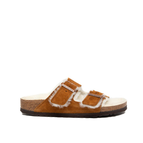 ARIZONA SHEARLING MINK CIABATTA DONNA IN PELLE
