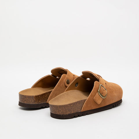 FEA NEW COGNAC SABOT DONNA IN PELLE