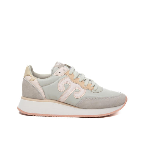 MASTER VERDE SALVIA SNEAKERS DONNA IN PELLE E NYLON