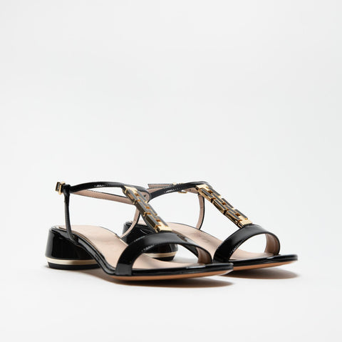 5303 NERO SANDALO DONNA IN VERNICE