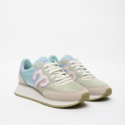 MASTER SPORT VERDE SNEAKERS DONNA IN PELLE E TESSUTO