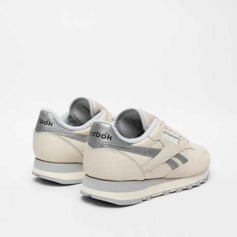 CLASSIC LEATHER 1983 VINTAGE CREMA/ARGENTO SNEAKERS DONNA IN PELLE