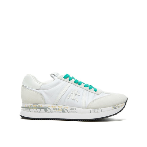 CONNY BIANCO SNEAKERS DONNA IN PELLE