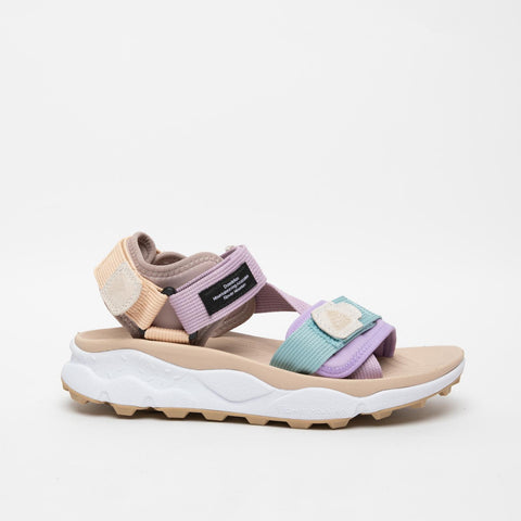 NAZCA 2 GREEN/POWDER WOMEN'S SANDAL IN FABRIC