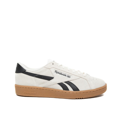 CLUB C GROUNDS BEIGE SNEAKERS UOMO IN PELLE