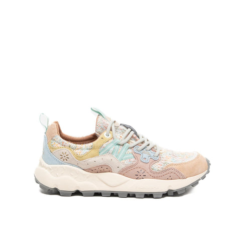 YAMANO 3 CREAM BONE SNEAKERS DONNA IN PELLE