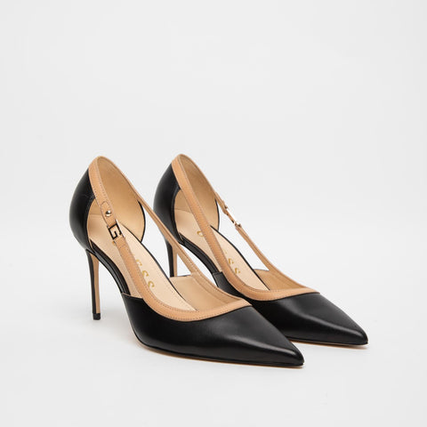 DECOLETTE BLACK DONNA IN PELLE