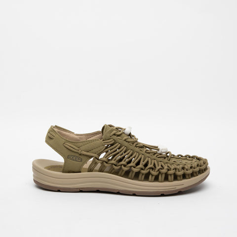 UNEEK SANDALO VERDE DONNA IN TESSUTO